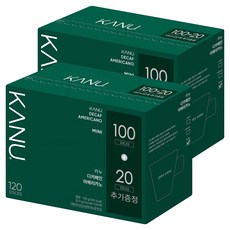 카누 디카페인 아메리카노 원두커피스틱 미니, 900mg, 120개입, 2개