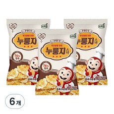 우리쌀로만든 누룽지스낵, 100g, 6개