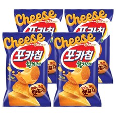 포카칩 오리온 황치즈, 60g, 4개