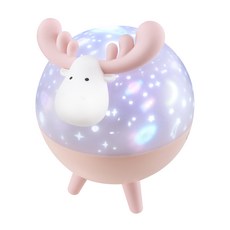 RONEVER 甜心鹿投影夜燈 152 x 141 x 182mm 412g, PC417