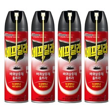 에프킬라 바퀴살충제 스프레이 울트라, 500ml, 4개