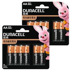 DURACELL 金頂 鹼性電池 3號 AA 12顆, 電力強勁, 持久效能, 環保安全, 2組
