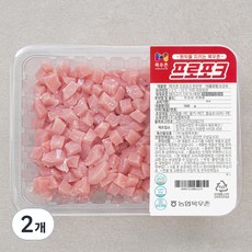 목우촌 프로포크한돈 등심 카레용 (냉장), 500g, 2개