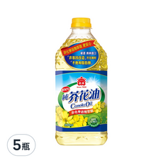義美 100%純芥花油, 2L, 5瓶