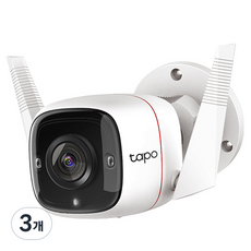 타포 300만화소 고정형 방수 매장용 CCTV 카메라 실내외겸용, TC65, 3개