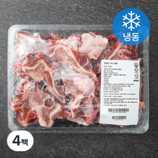 국내산 소고기 잡뼈 (냉동), 2.3kg, 4팩