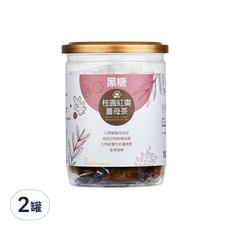 蜜思朵 黑糖桂圓紅棗薑母茶, 溫潤滋補 暖身暖心, 17g, 12入, 2罐