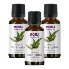 NOW Foods 純尤加利精油 30ml, 3瓶