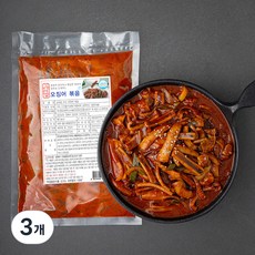 김씨밥 부산 오징어 볶음, 500g, 3개