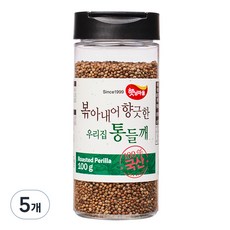 햇님마을 볶아내어 향긋한 우리집 통들깨, 100g, 5개