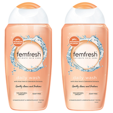 Femfresh 芳芯 私密潔膚露 每日呵護, 含蘆薈和金盞花萃取, 2瓶, 250ml