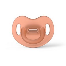 스와비넥스 유아용 모유촉감 올실리콘 아나토미컬 쪽쪽이, 2단계(6개월이상), 오렌지, 1개 2단계(6개월이상), 오렌지, 1개