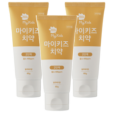 그린핑거 마이키즈 치약 2단계 불소 488ppm 블루베리향, 60g, 3개 60g, 3개