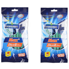 드위트리 MAX BLUE PLUS 3단 일회용 면도기, 5개입, 2개