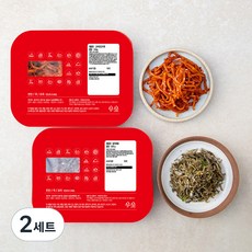 마른반찬 고추장진미채 250g + 멸치볶음 250g 세트, 2세트