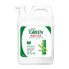 GREEN 綠的 抗菌沐浴乳，綠茶精萃，植物素, 1桶