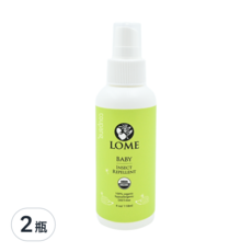 大地之愛 USDA有機嬰兒防蚊液, 100%有機, 不含化學DEET成分, 美國進口, 118ml, 2瓶