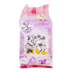 mandom Happy Deo Body Sheet 涼感濕巾 冰冷花束香 36張, 210g, 1包