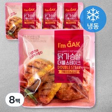 아임닭 닭가슴살 더블스테이크 크림치즈 고구마 (냉동), 100g, 8팩