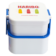 Haribo 金色貝倫午餐盒 2 層午餐盒, 藍色, 1個