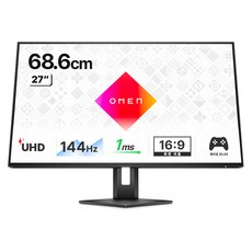 HP 4K UHD OMEN 27u 게이밍 모니터, 68cm, 3G6W1AA