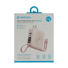 MOZTECH 萬能行動電源Pro Type-c + Lightning, MOA-08, 櫻花粉