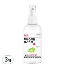 무무스가드플러스 베어가드 진드기 모기기피제, 80ml, 3개