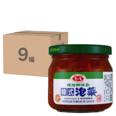 愛之味 韓式泡菜, 190g, 9罐
