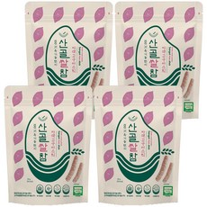 에코맘의산골이유식 산골쌀참, 자색고구마, 25g, 4개