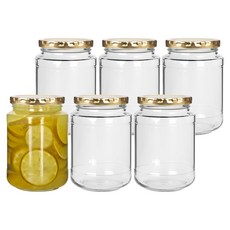 Gyeong Seong Living Tech 圓形玻璃密封罐, 6個, 500ml