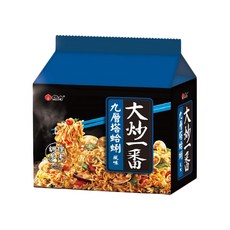 維力 大炒一番 九層塔蛤蜊風味麵 85g, 4包
