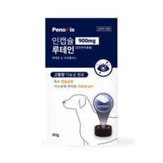 페노비스 인캡슐 강아지 눈 영양제 루테인 900mg 눈&눈물 백내장 예방 90g 1개, 눈물 개선/눈건강