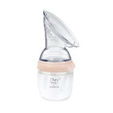 haakaa 三代集乳瓶 粉膚色 160ml 單入 - 舒適集乳，安全材質, 1入