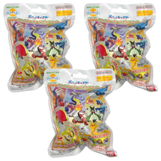 BANDAI 寶可夢精靈球 泡澡公仔沐浴球, 內含四種球, 75g, 3個