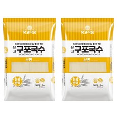 몽고식품 구포국수 소면, 3kg, 2개