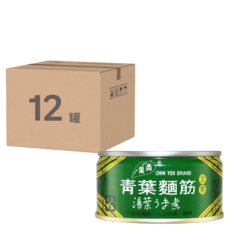青葉 麵筋, 嚴選原料 嚴格品管 品質優良 開罐即食 健康美味 簡單呈現最佳風味, 120g, 12罐