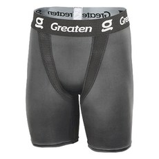 Greaten 極騰 棒壘球專用內搭褲，吸濕排汗，貼身透氣舒適，黑色, S(75~85cm)