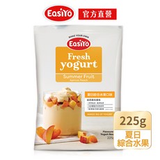 EasiYo 優格粉 夏日綜合水果口味, 紐西蘭原裝進口, 天然成分, 225g, 1包