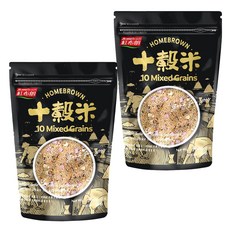 HomeBrown 紅布朗 十穀米, 台灣製造 香Q鬆軟 養生, 900g, 2包