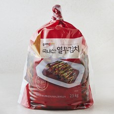 곰곰 국내산 열무 김치, 2.5kg, 1개