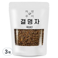 자연무이 결명자 볶지않은 건조 결명자차, 300g, 3개