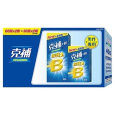 克補 B群+鋅加強錠 禮盒, 180錠, 300g, 1盒