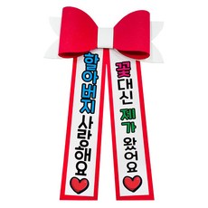 러블리팜 에바폼 컬러 인간 화환 10할아버지사랑해, 레드, 1개 레드, 10.할아버지사랑해, 레드, 1개