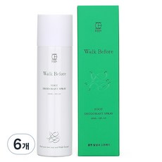 쿨풋 발냄새 풋스프레이, 1개입, 6개, 180ml