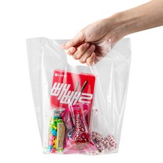 comet 透明無圖案塑膠PE購物袋, 1個, 100入
