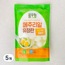 풀무원 깐메추리알 유정란, 450g, 5개