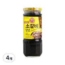 오뚜기 소갈비양념, 480g, 4개