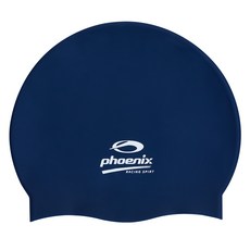 피닉스 실리콘 수영모자 일반형 PSC-01, 네이비, 1개