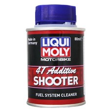 liquimoly 力魔 SHOOTER 4T 機車汽油效能提升劑 汽油精, 80ml, 適用於四行程/噴射4T(速克達/重型機車/擋車), 速度加強, 清潔, 1瓶