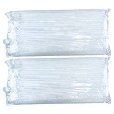일자빨대 투명 7mm x 28cm, 2개, 100개입 2개, 200개입